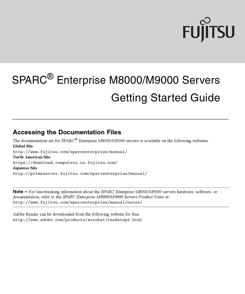 Fujitsu SPARC Enterprise M8000 Getting started guide