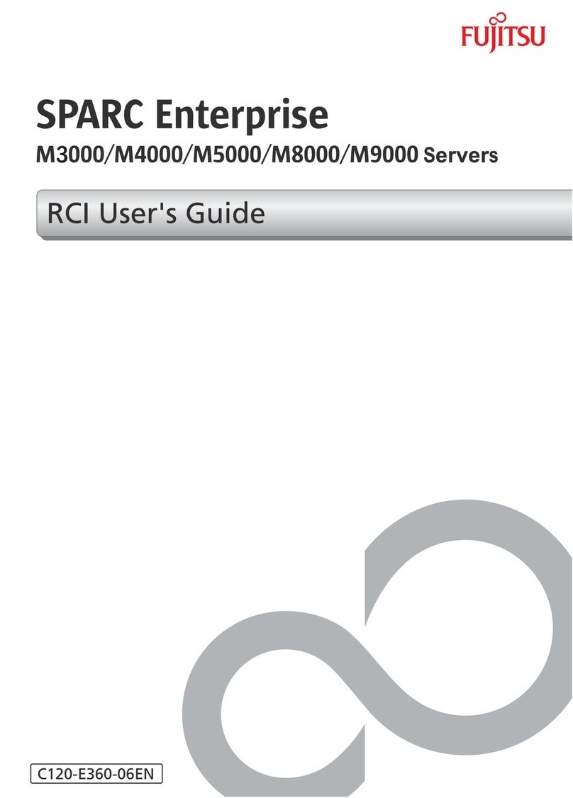 Fujitsu SPARC Enterprise M3000 User manual