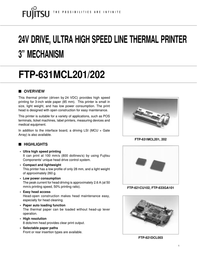 Fujitsu FTP-631MCL201 User manual
