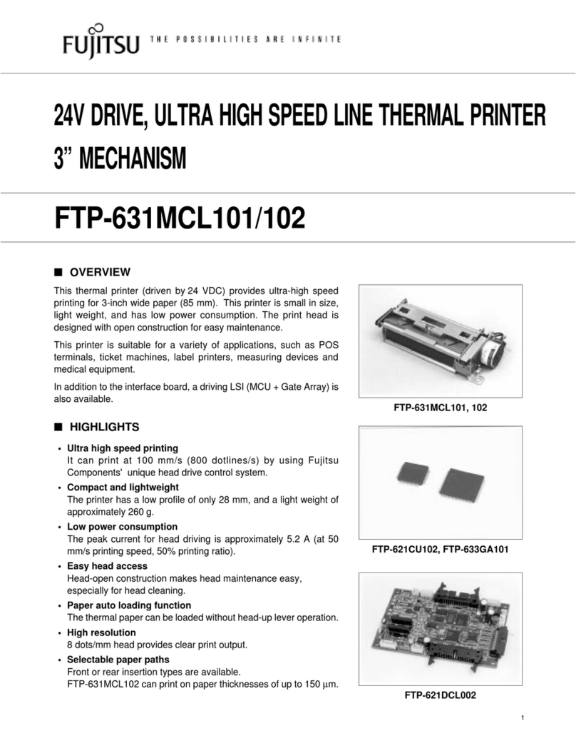 Fujitsu FTP-631MCL101 User manual Fujitsu FTP-631MCL101 User manual