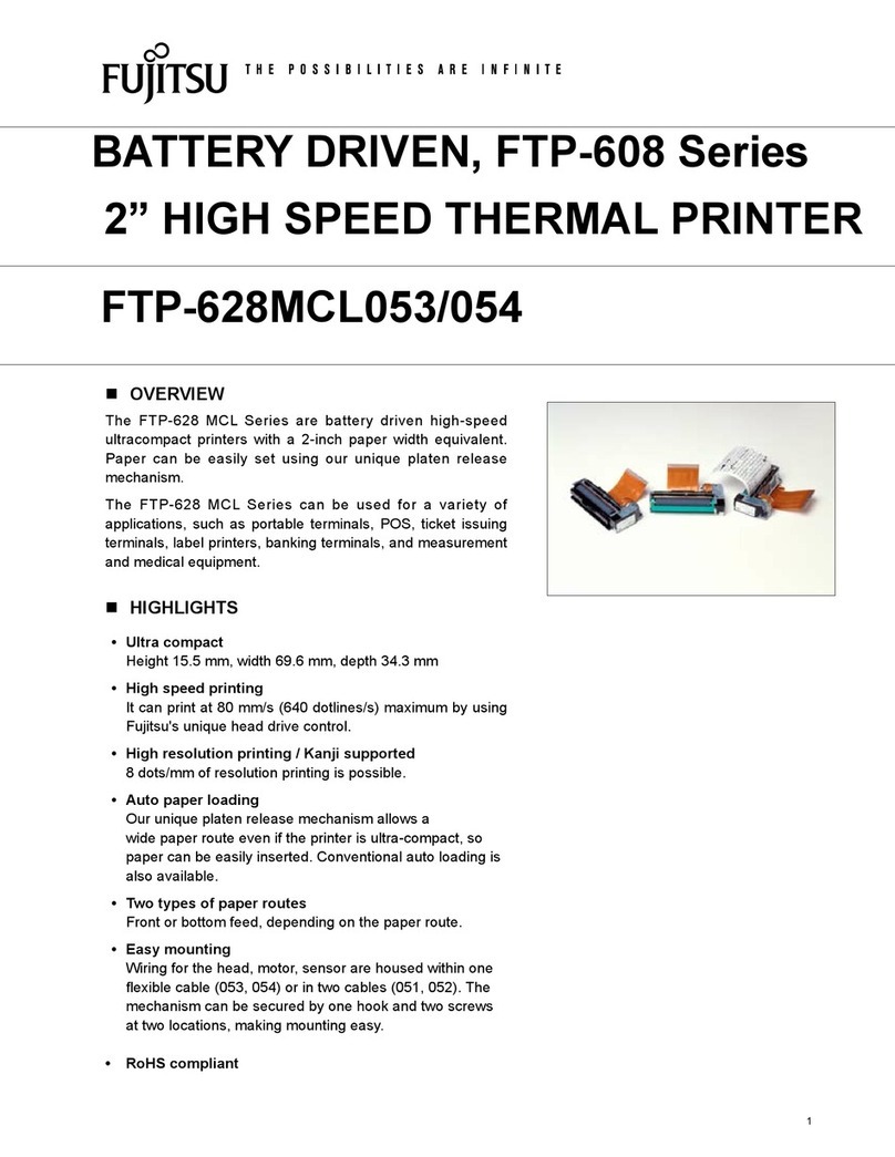 Fujitsu FTP-628MCL053 User manual