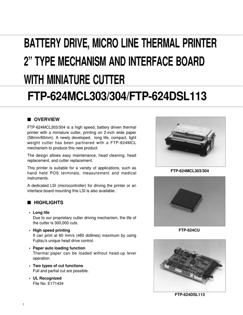 Fujitsu FTP-624DSL113 User manual