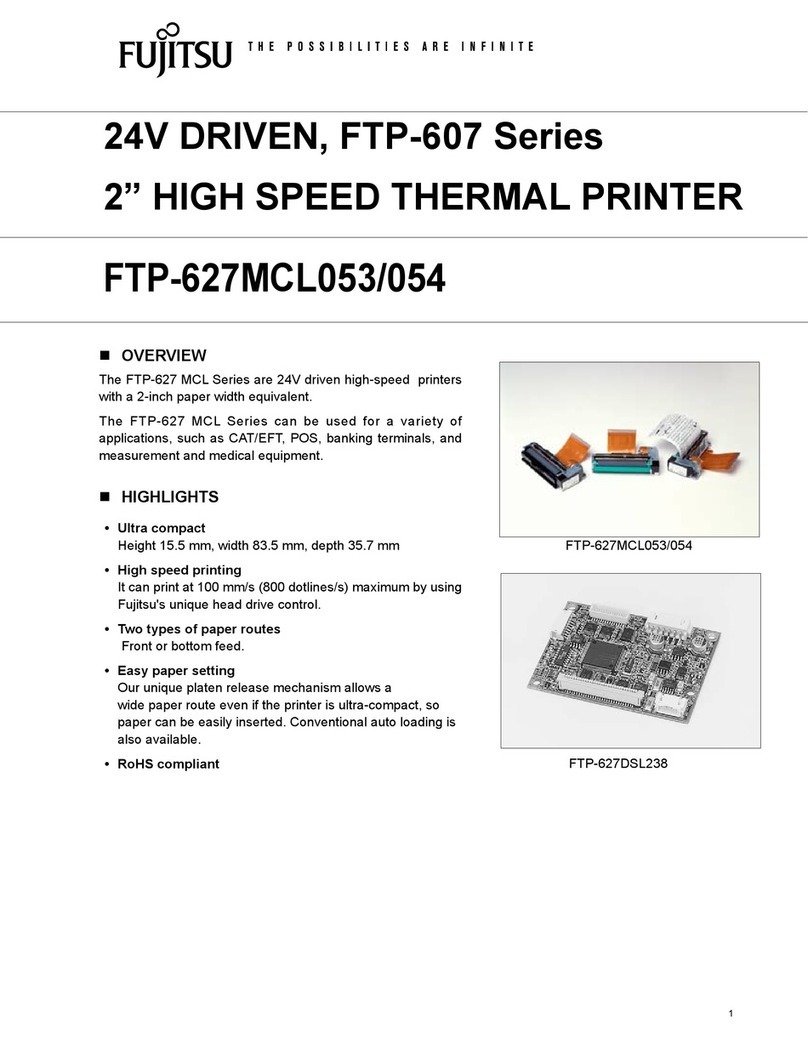Fujitsu FTP-627MCL053 User manual