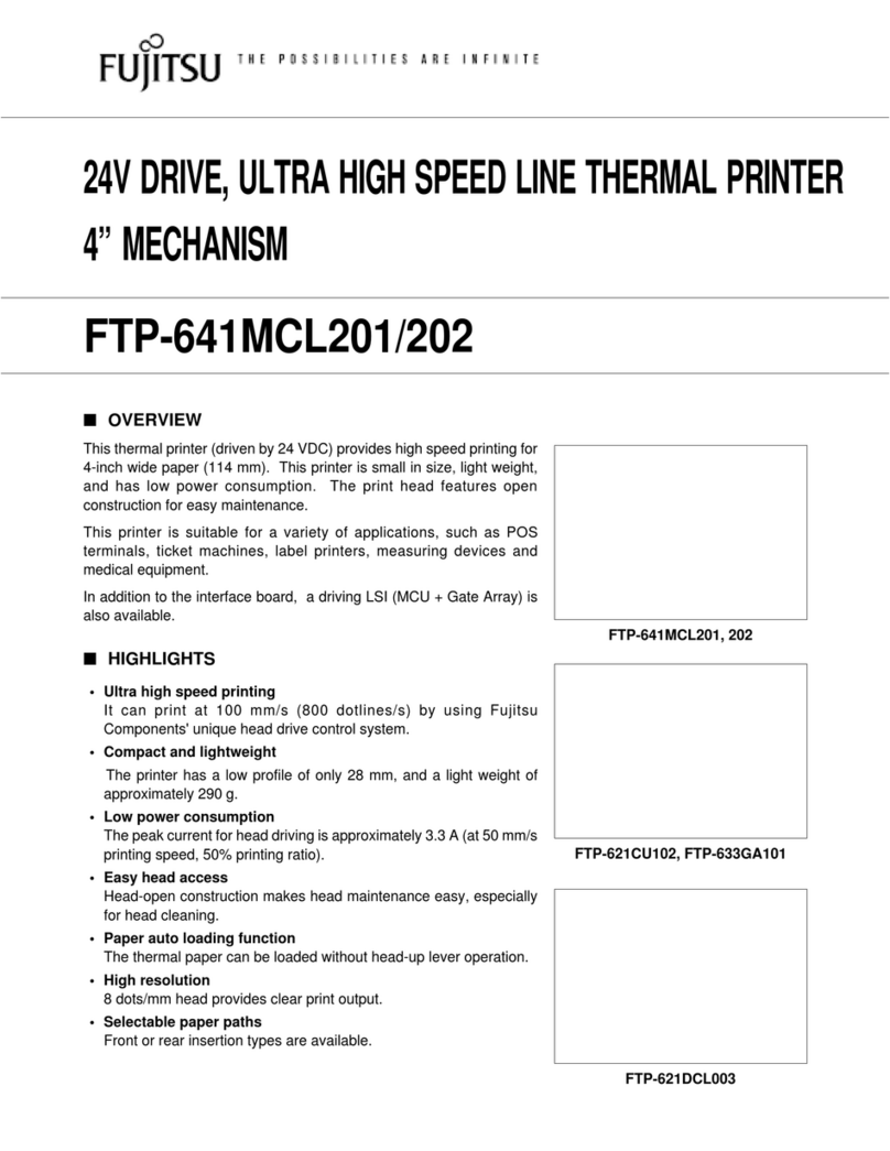 Fujitsu FTP-621DCL003 User manual