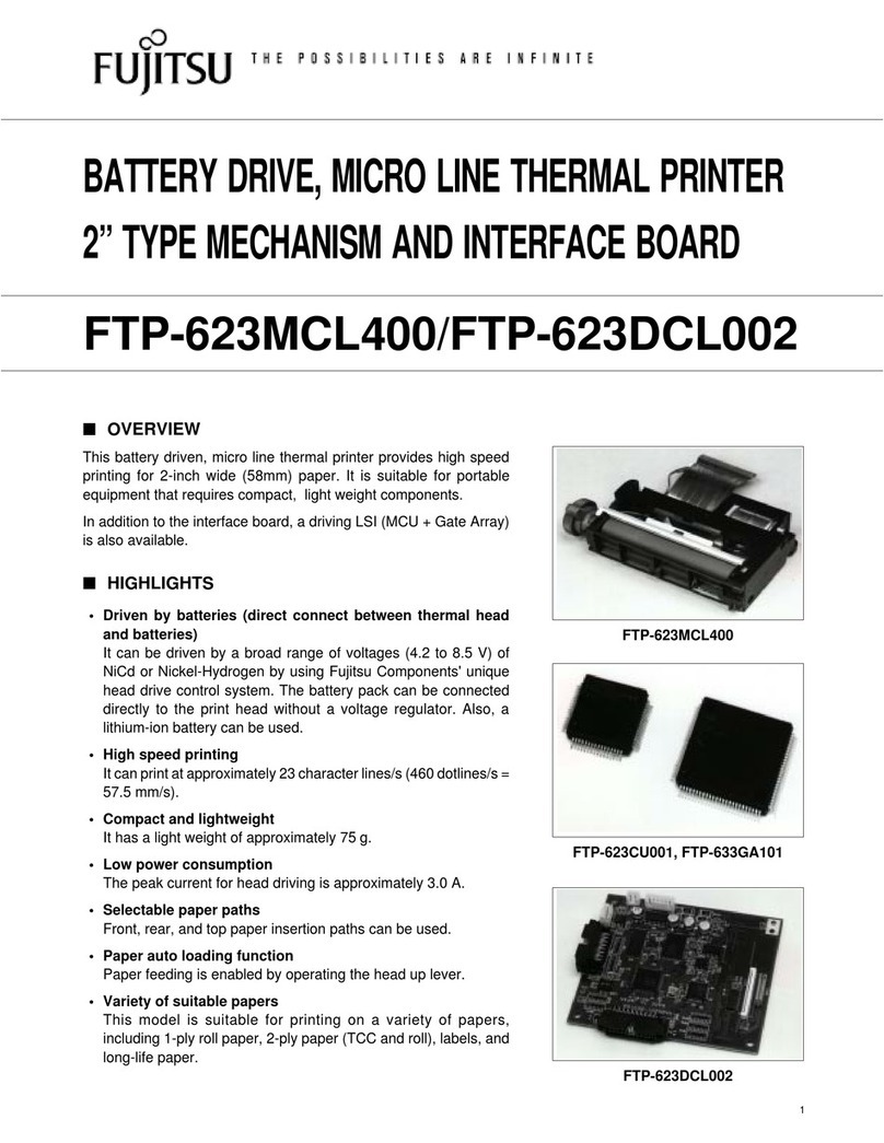 Fujitsu FTP-623DCL002 User manual Fujitsu FTP-623DCL002 User manual