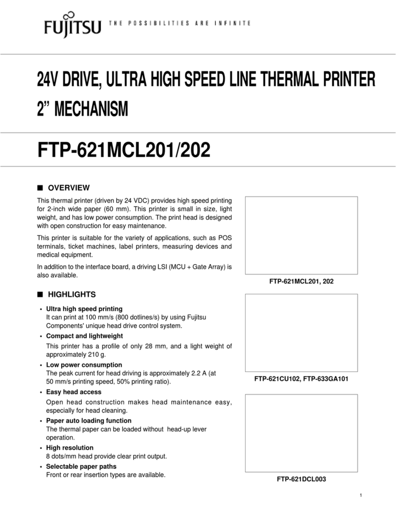 Fujitsu FTP-621CDL003 User manual