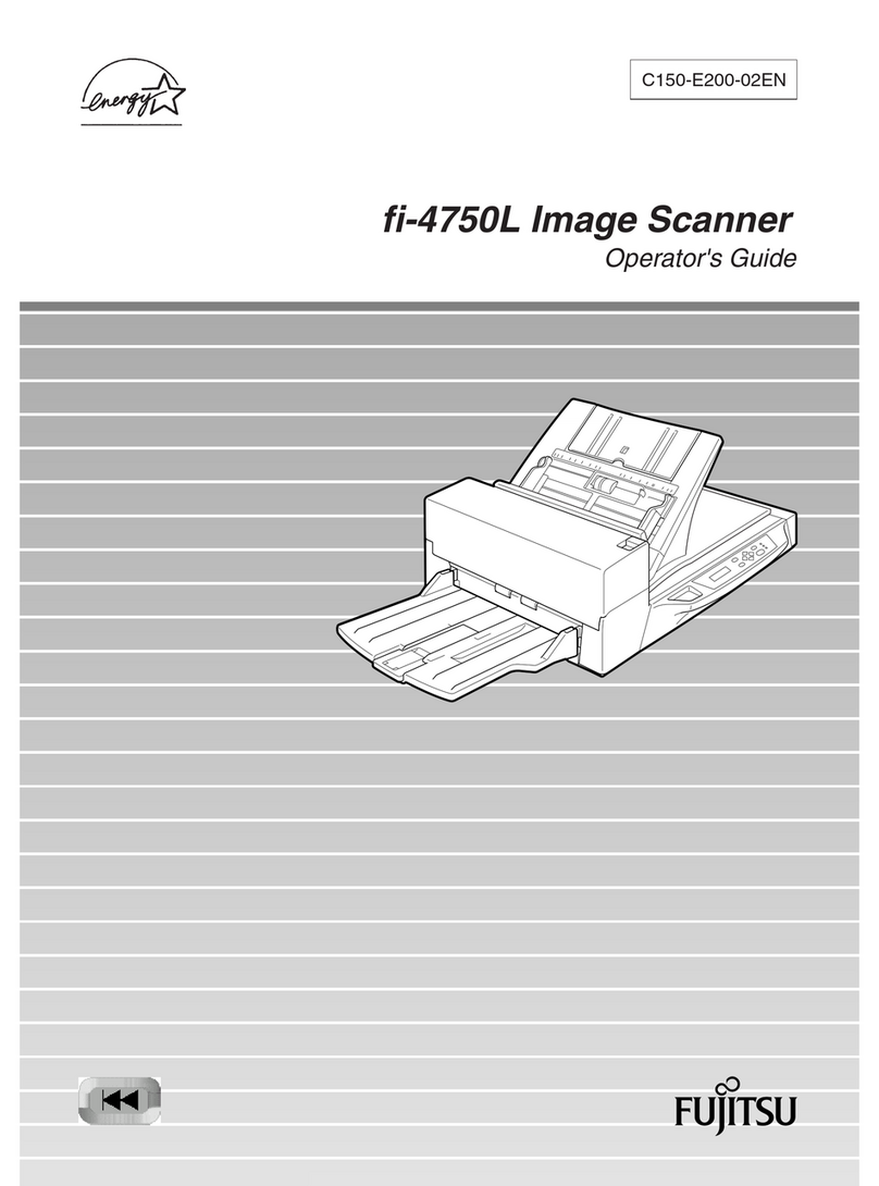 Fujitsu fi-4750L Operator's guide