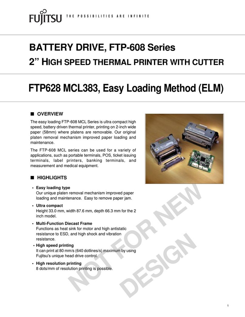 Fujitsu FTP628 MCL383 User manual Fujitsu FTP628 MCL383 User manual