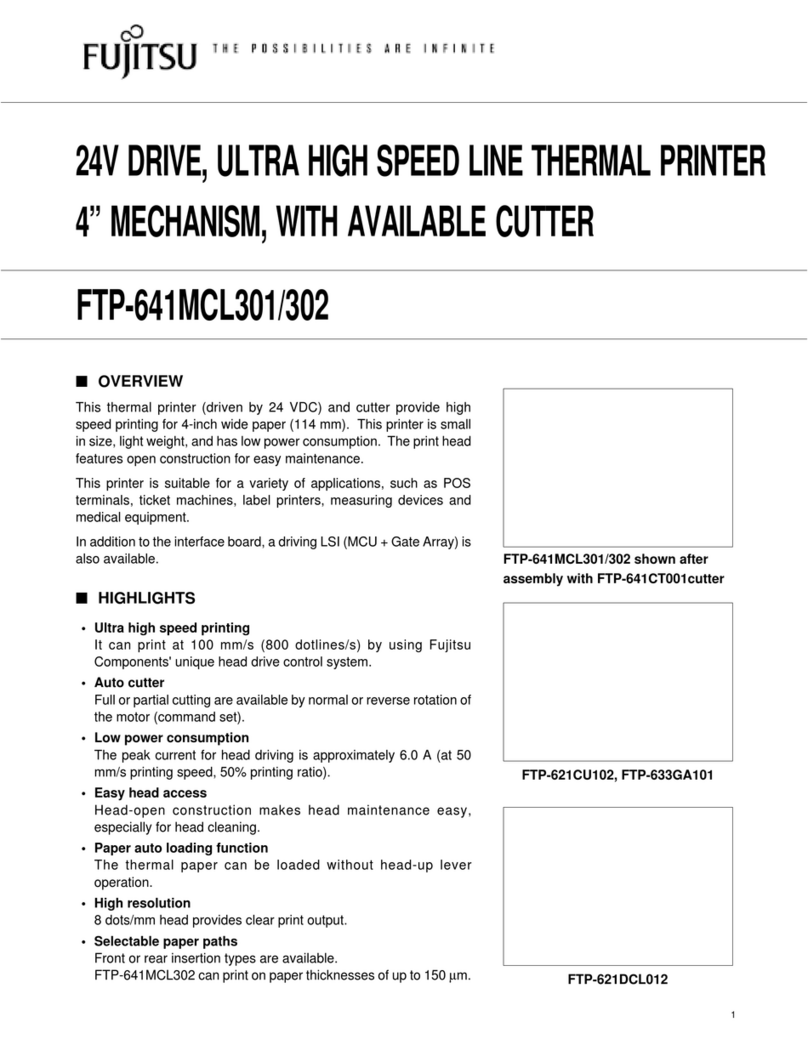 Fujitsu FTP-641MCL301 User manual