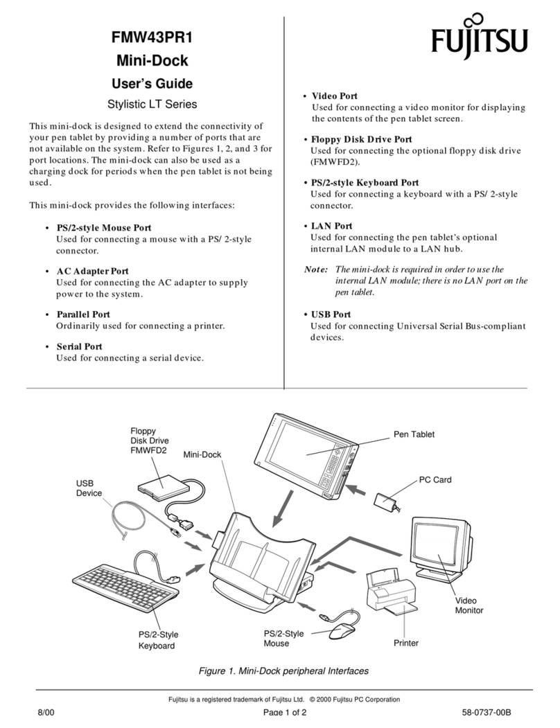 Fujitsu Stylistic LT 800P user guide