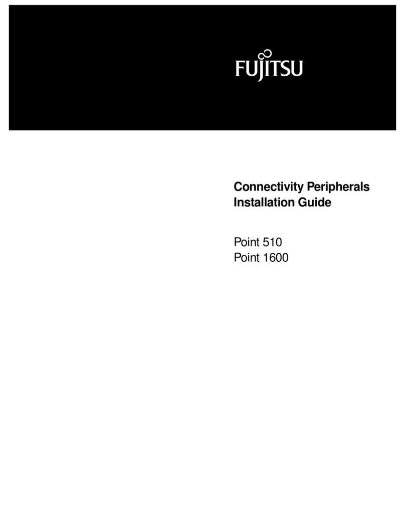 Fujitsu Connectivity Peripherals Point 1600 User manual Fujitsu Connectivity Peripherals Point 1600 User manual