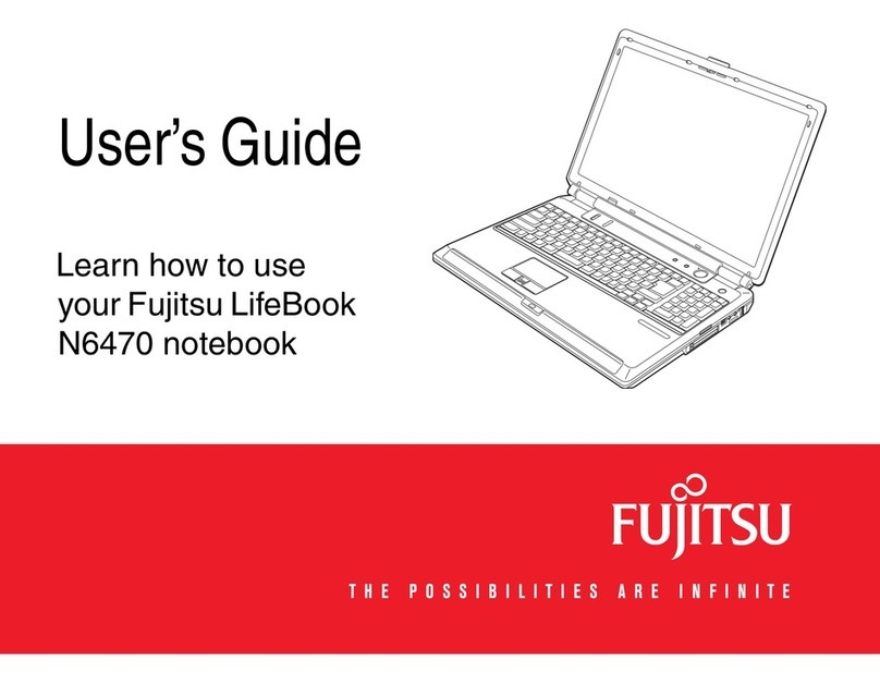 Fujitsu Lifebook N6470 user guide