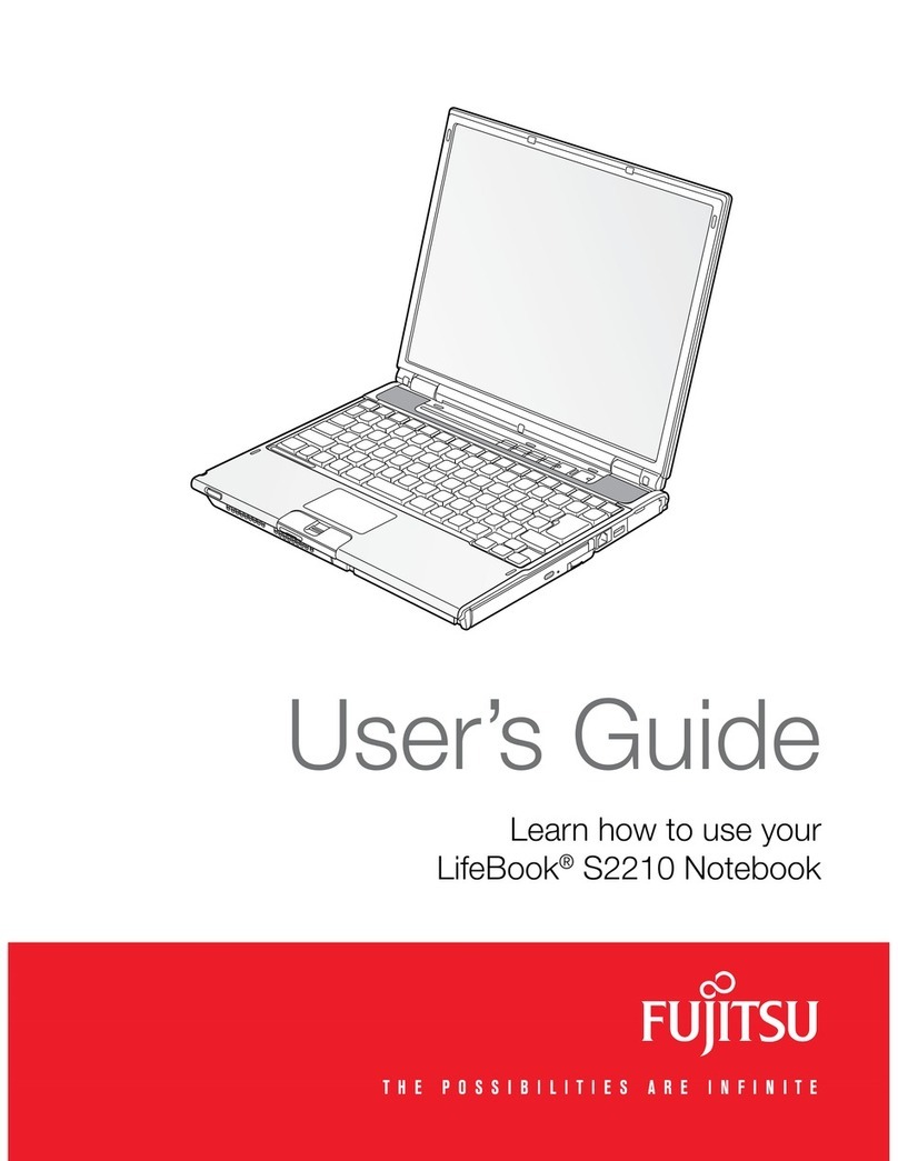 Fujitsu LifeBook S2210 User manual