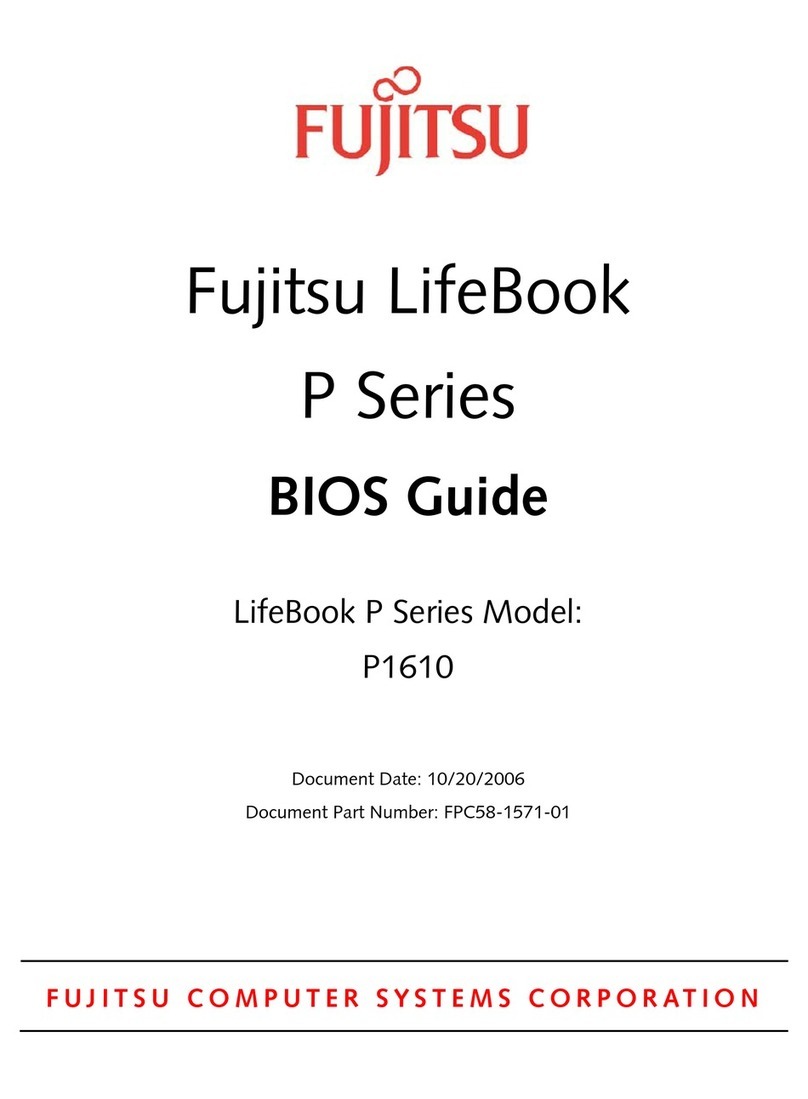Fujitsu P1610 - LifeBook - Core Solo 1.2 GHz Manual