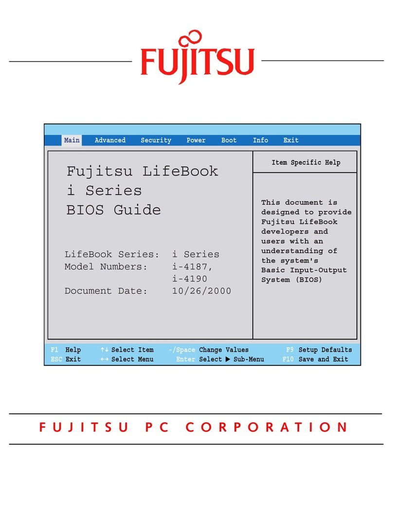 Fujitsu LifeBook i Series Manual