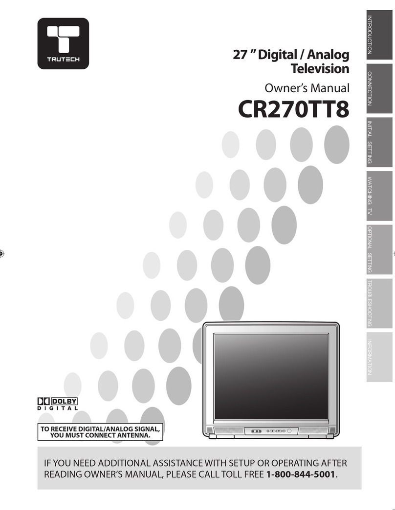 TruTech CR270TT8 owner's manual