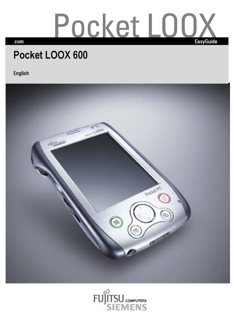 Fujitsu Siemens Computers Pocket LOOX 600 Easy guide Fujitsu Siemens Computers Pocket LOOX 600 Easy guide