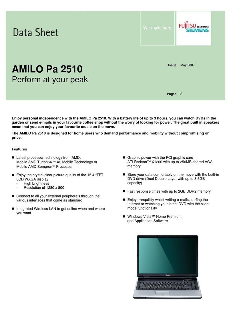 Fujitsu Siemens Computers AMILO Pa 2510 User manual Fujitsu Siemens Computers AMILO Pa 2510 User manual