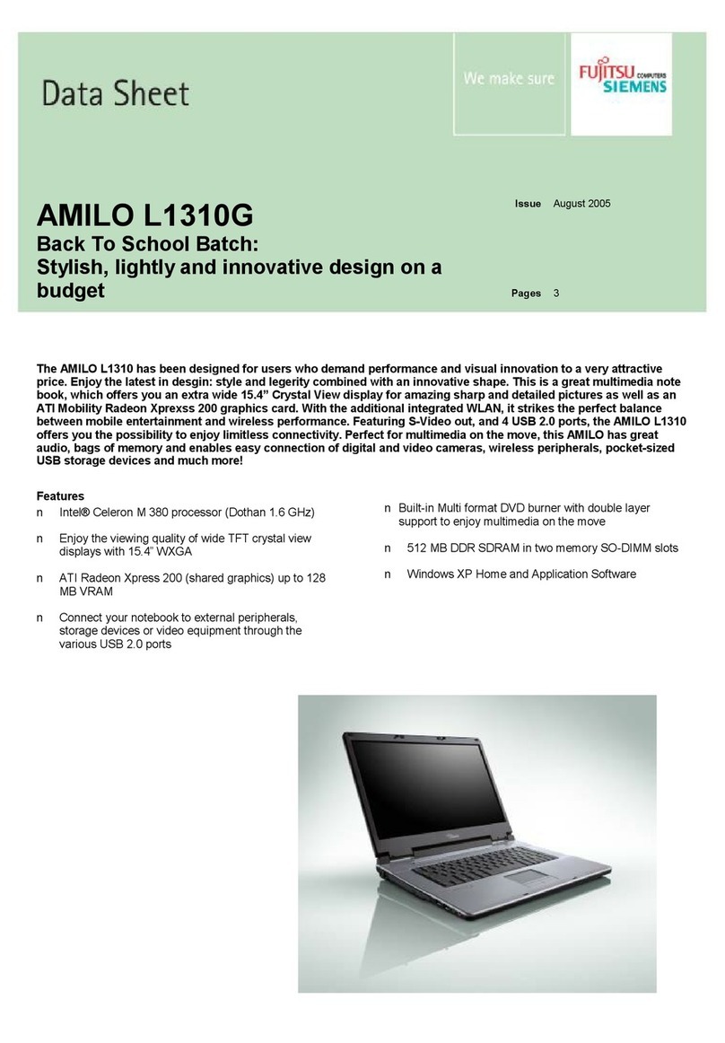 Fujitsu Siemens Computers Amilo L1310G User manual