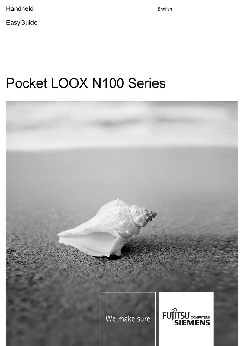 Fujitsu Siemens Computers POCKET LOOX N100 series Easy guide Fujitsu Siemens Computers POCKET LOOX N100 series Easy guide