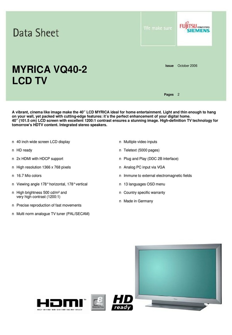 Fujitsu Siemens Computers MYRICA VQ40-2 User manual