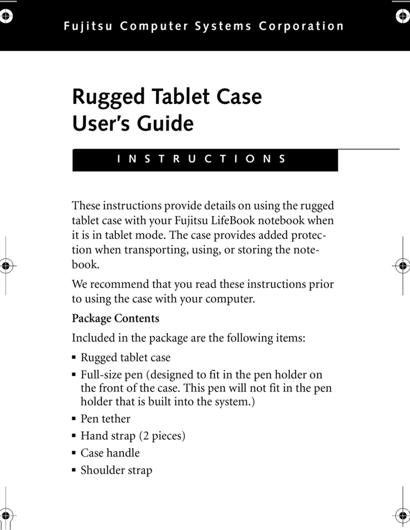 Fujitsu Rugged Tablet Case user guide