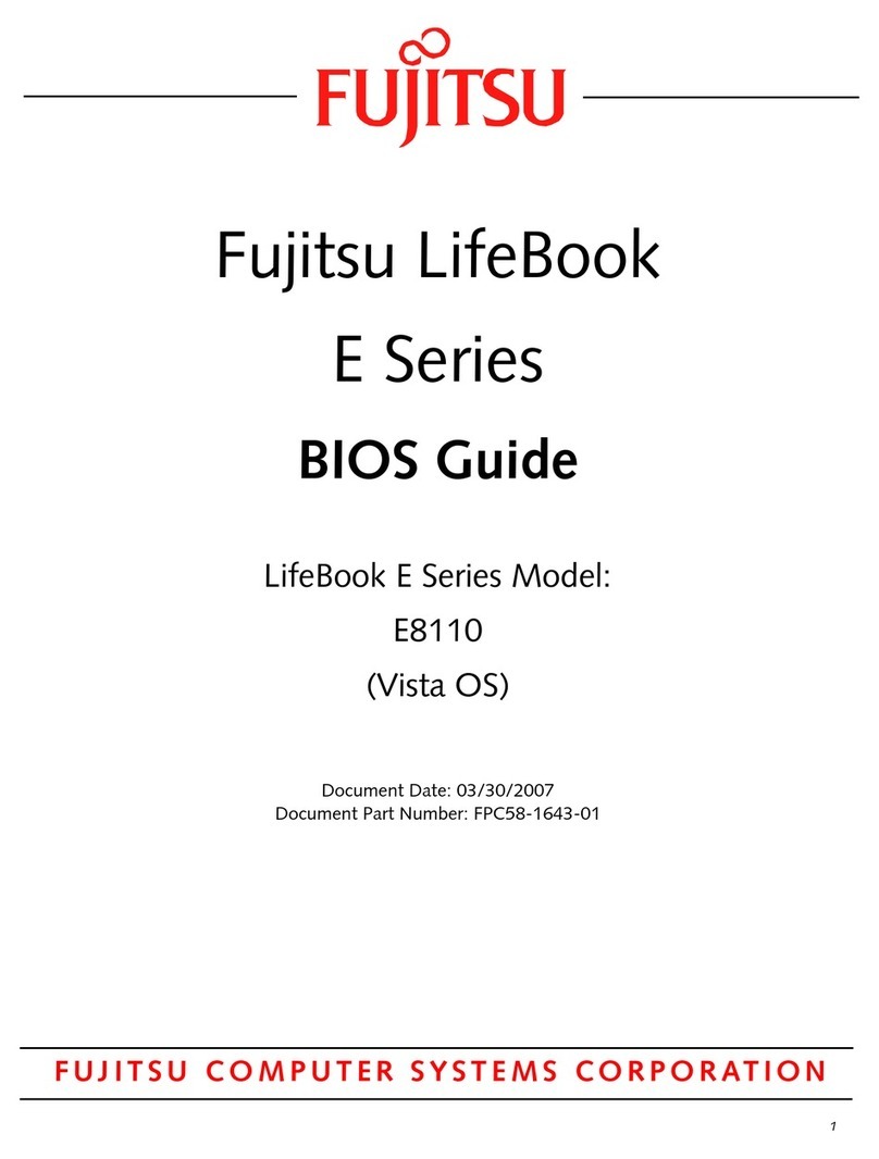 Fujitsu LifeBook E Series E8110 Manual