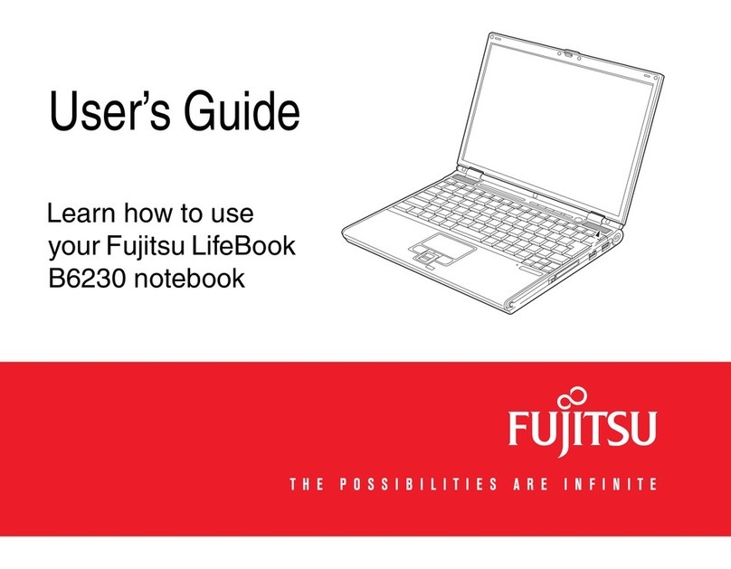 Fujitsu Fujitsu LifeBook B6230 notebook User manual