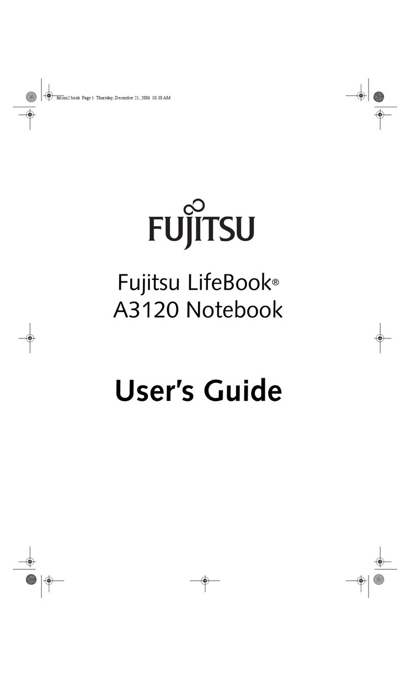 Fujitsu Lifebook A3120 User manual