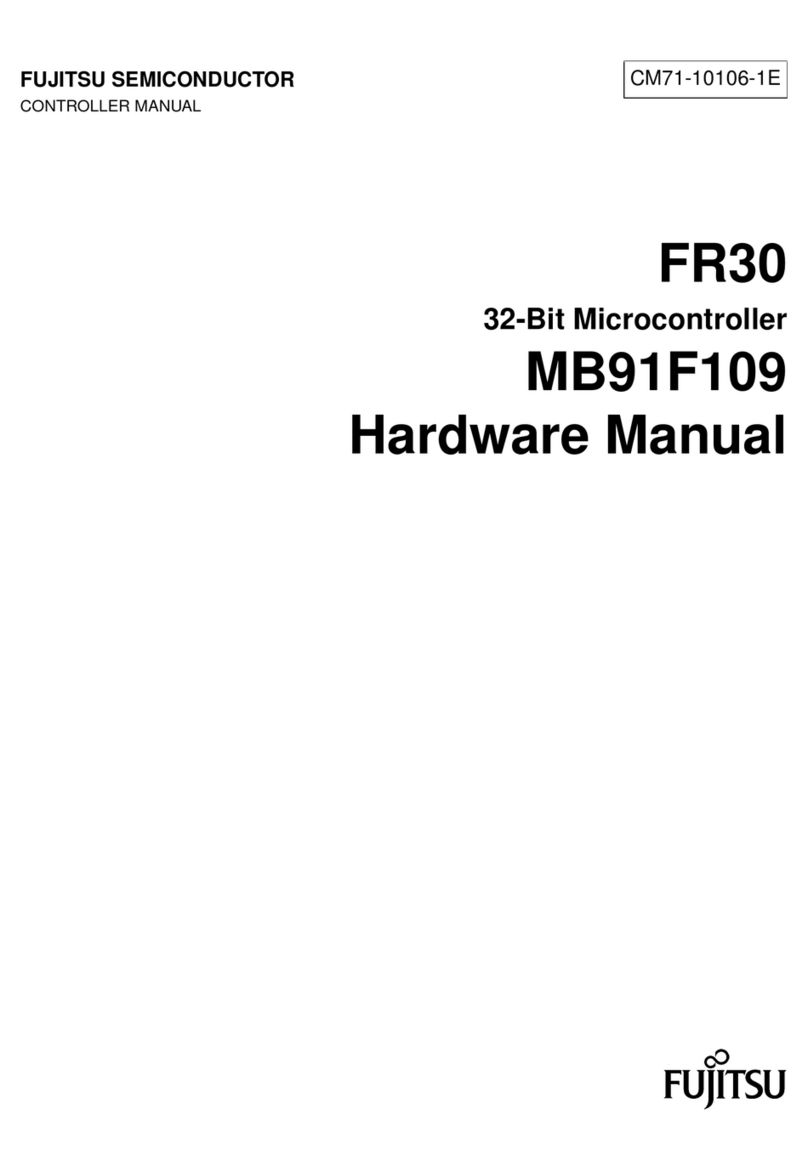 Fujitsu MB91F109 FR30 Hardware manual Fujitsu MB91F109 FR30 Hardware manual