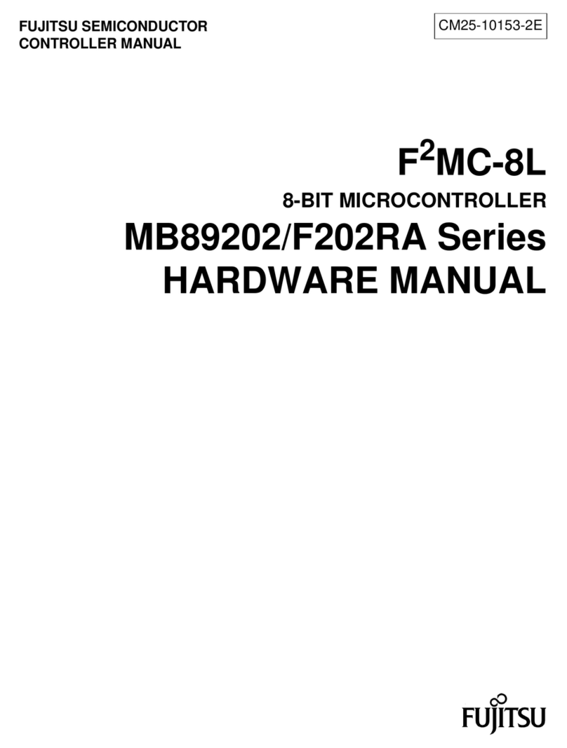 Fujitsu F2MC-8L F202RA User manual Fujitsu F2MC-8L F202RA User manual