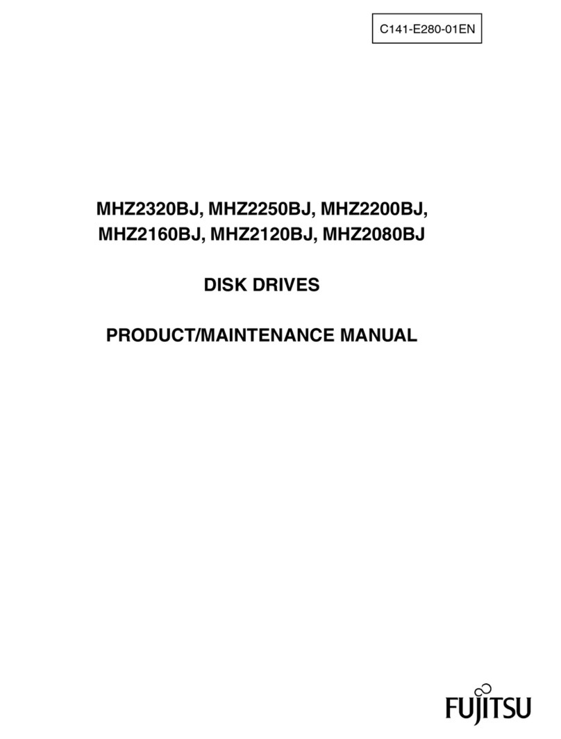 Fujitsu MHZ2080BJ Product/maintenance manual