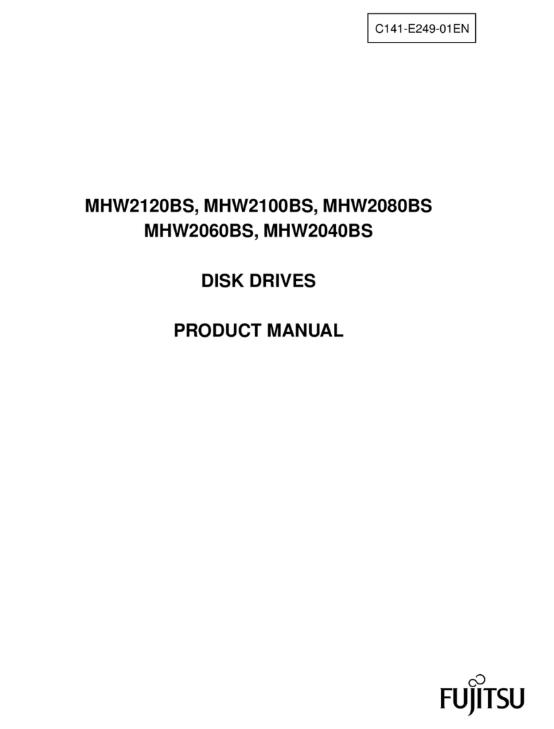 Fujitsu MHW2040BS User manual