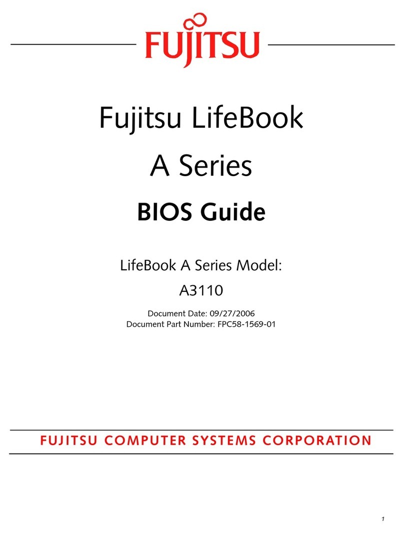 Fujitsu A3110 - LifeBook Notebook Computer Bios guide