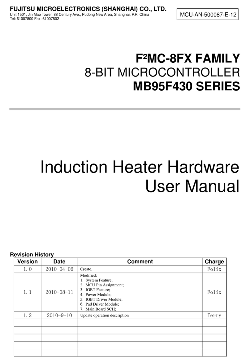 Fujitsu FMC-8FX FAMILY MB95F430 Hardware user manual
