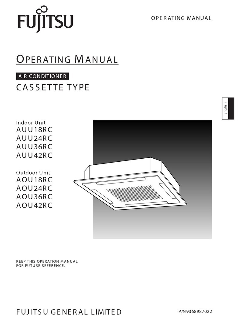 Fujitsu AOU18RC User manual