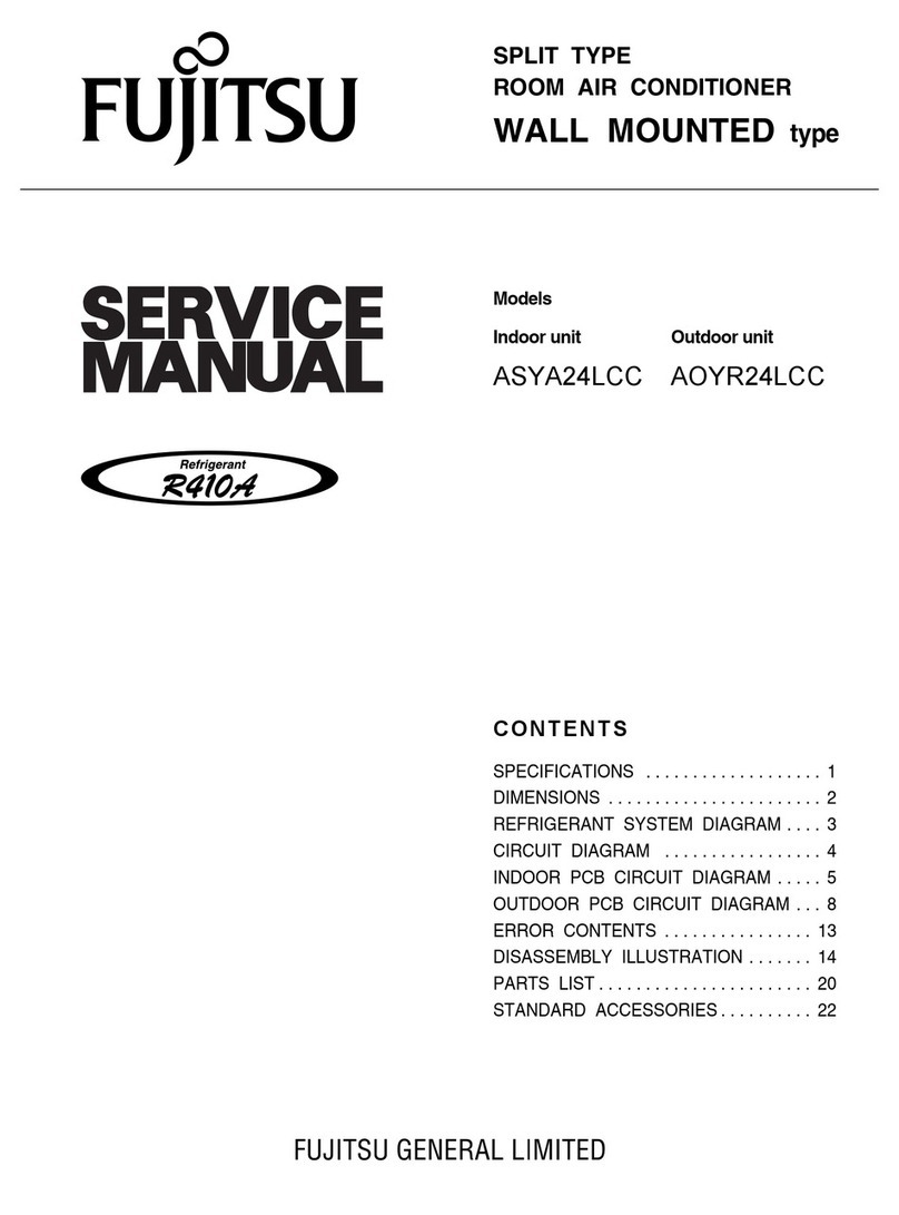 Fujitsu AOYR24LCC User manual