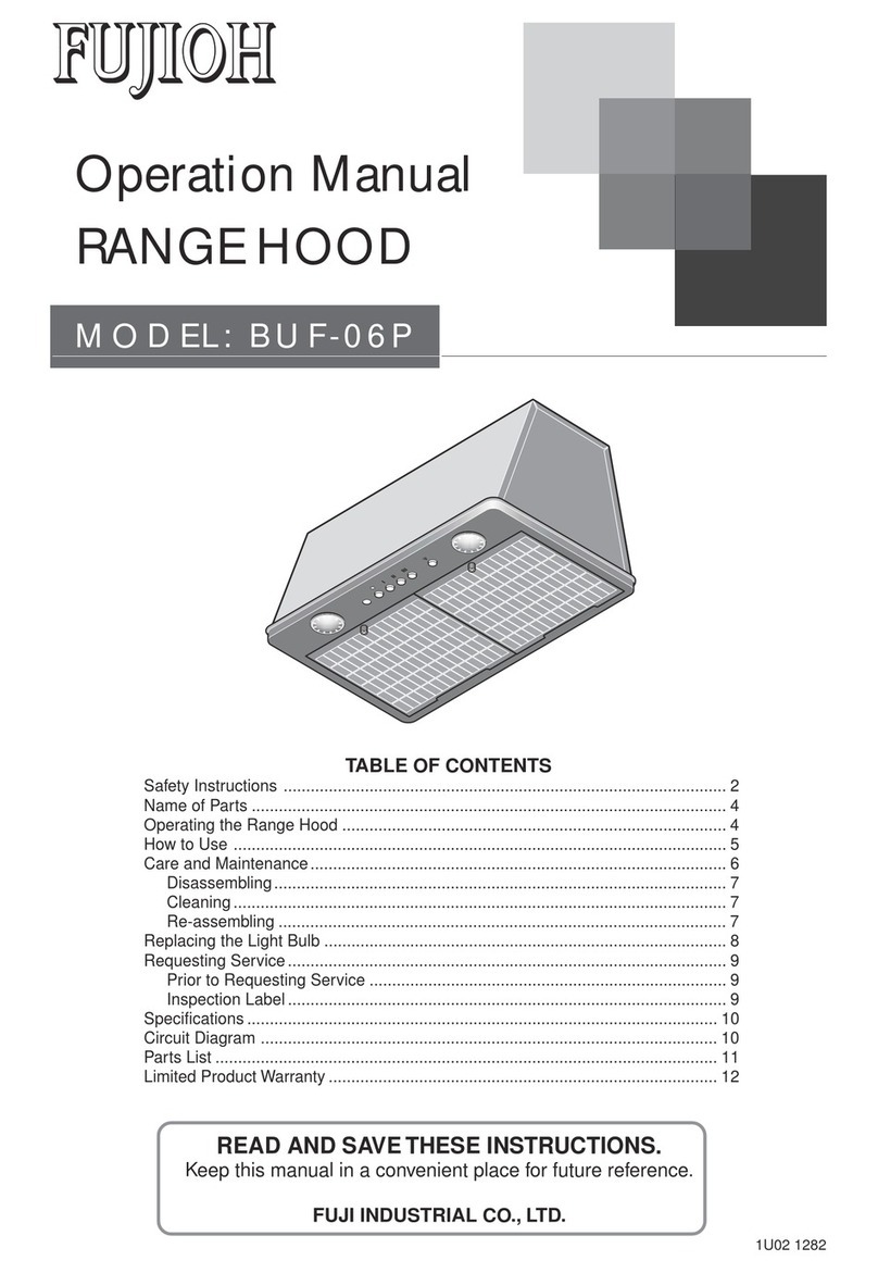 Fujioh BUF-06P Operation manual