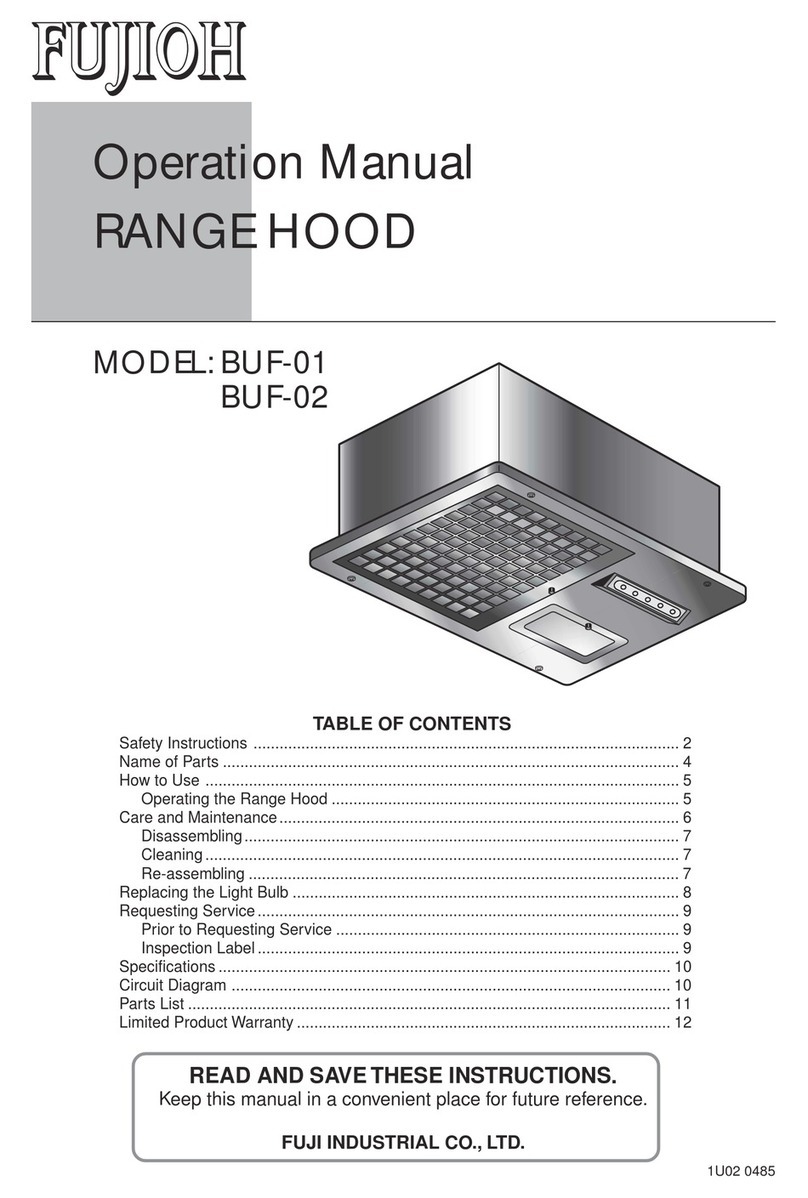 Fujioh BUF-0 Operation manual