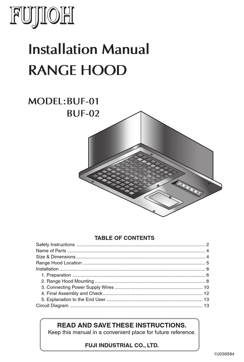 Fujioh BUF-01 installation manual