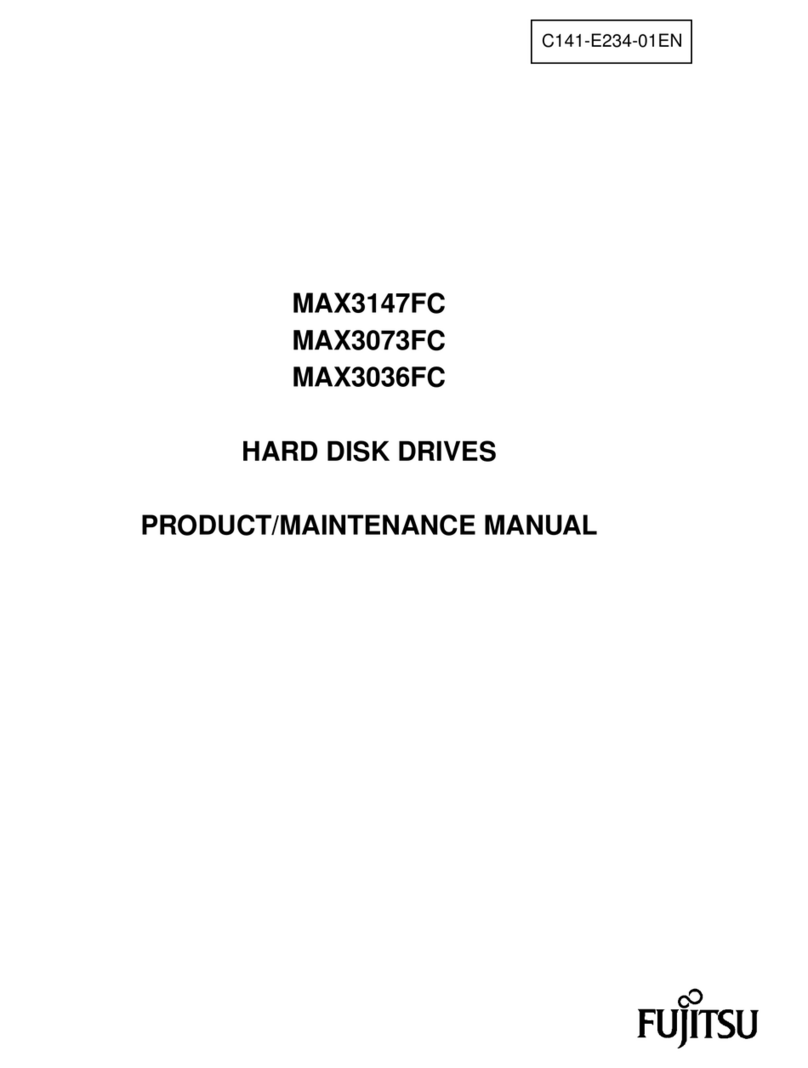 Fujitsu MAX3036FC User manual