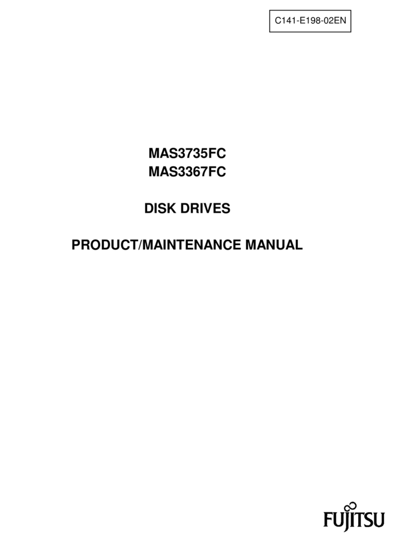 Fujitsu MAS3367FC User manual