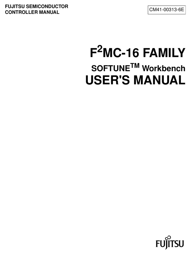 Fujitsu SOFTUNE F2 MC-16 User manual Fujitsu SOFTUNE F2 MC-16 User manual
