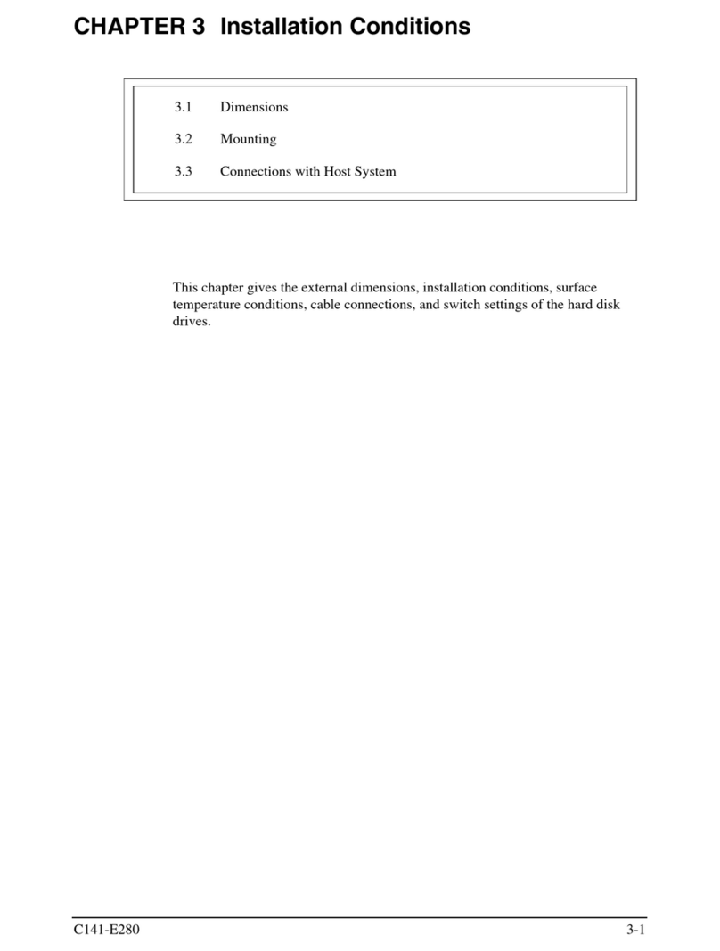 Fujitsu C141-E280 User manual
