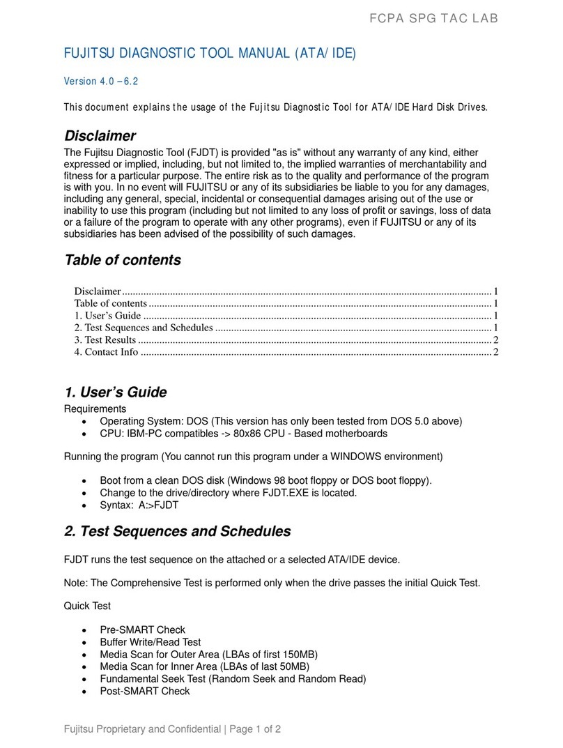 Fujitsu Computer Accessories user manual