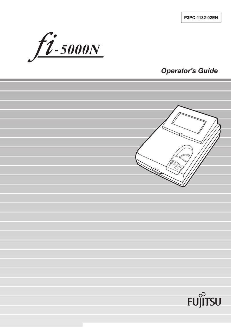 Fujitsu fi-5000N Operator's guide