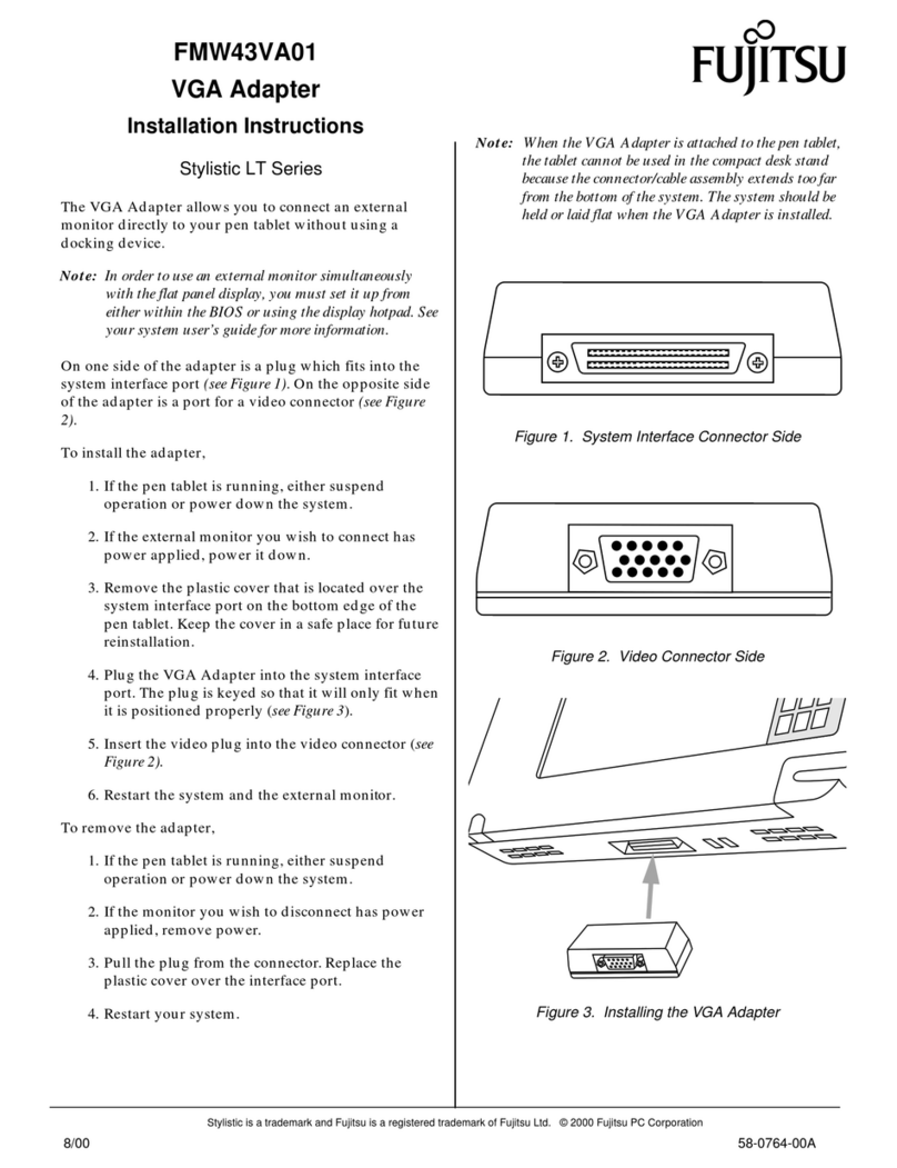 Fujitsu FMW43VA01 User manual