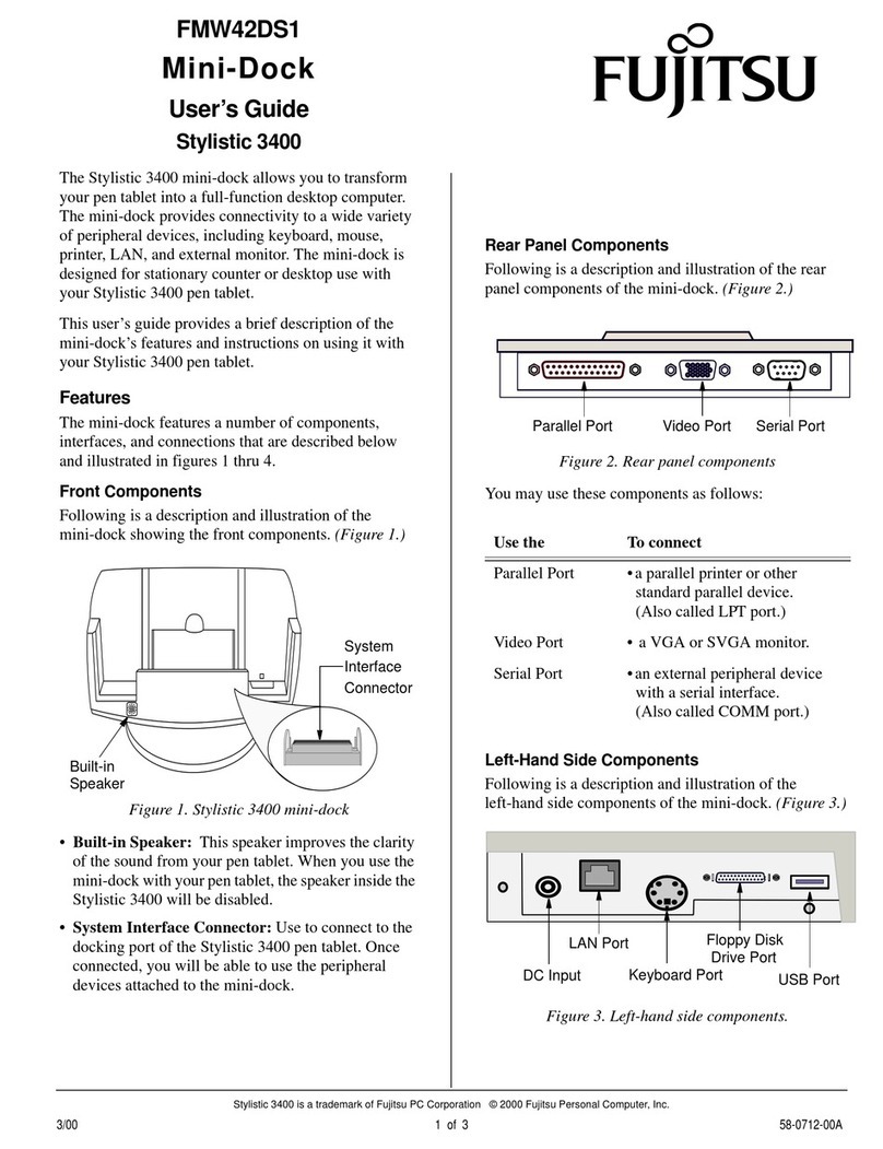 Fujitsu Stylistic 3400 user guide