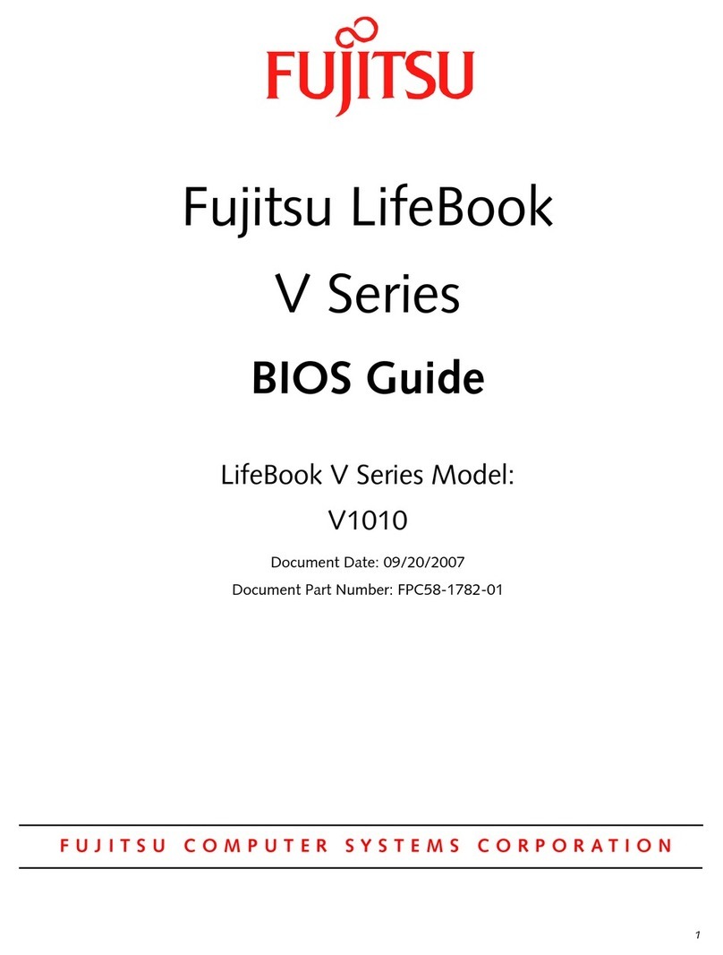 Fujitsu V1010 - LifeBook - Core 2 Duo 1.6 GHz Manual
