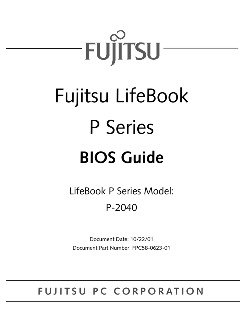 Fujitsu LifeBook P-2040 Manual